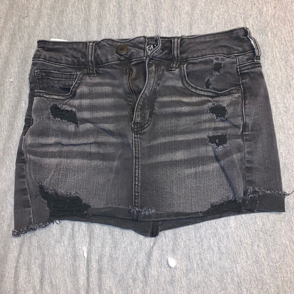 American Eagle black mini skirt